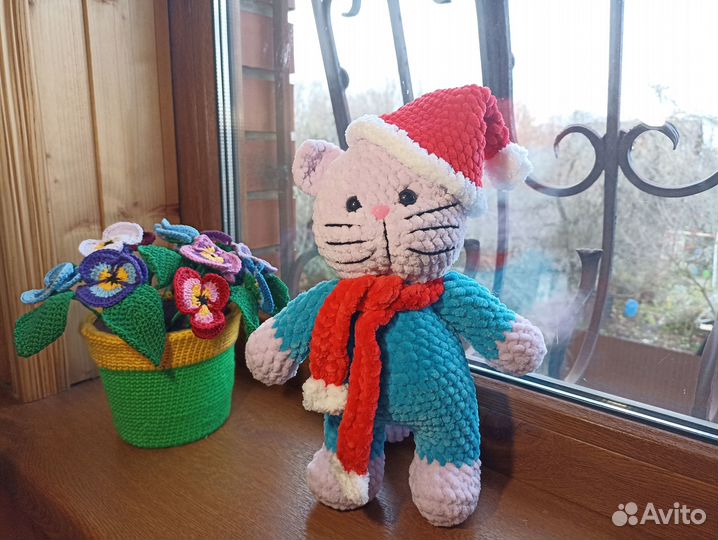 Вязаные игрушки ручной работы