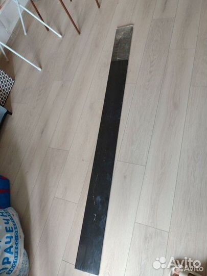 Цоколь пвх для кухни черный