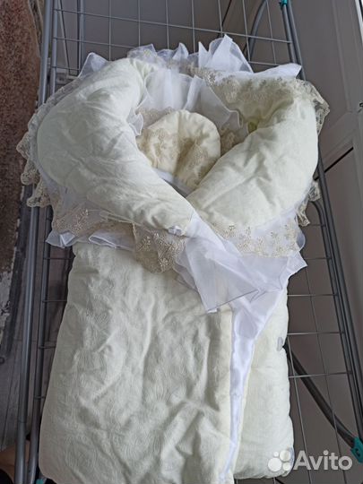 Конверт одеяло на выписку зима