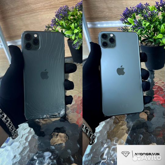 Замена заднего стекла iPhone