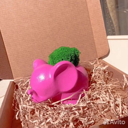 Кашпо слоник