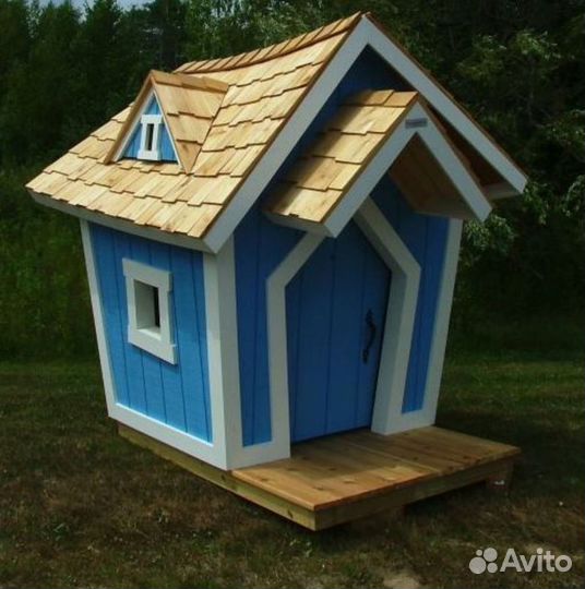 Детский игровой домик из дерева