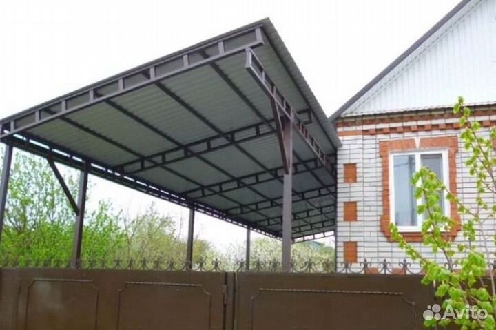 Навес под ключ