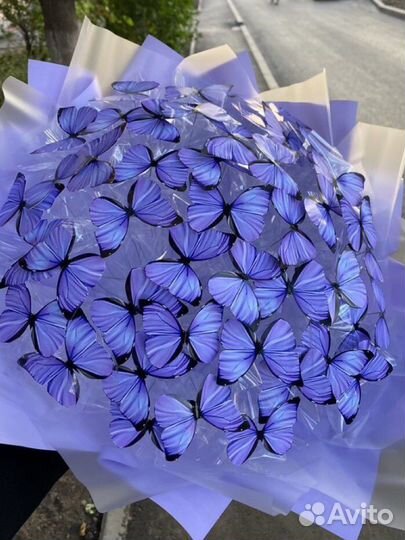 Букет из бабочек ночник светящийся подарок