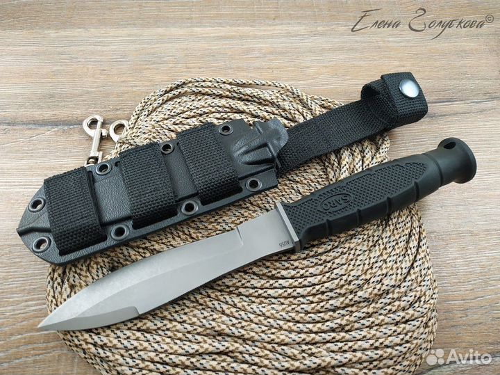 Нож Saro Нерпа сталь AUS6 ножны ABS 0388