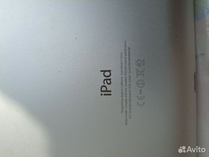 Планшет apple iPad 4 a1460
