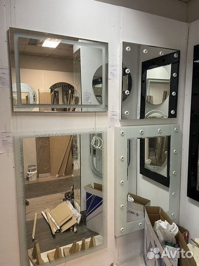 Зеркала с подсветкой и без