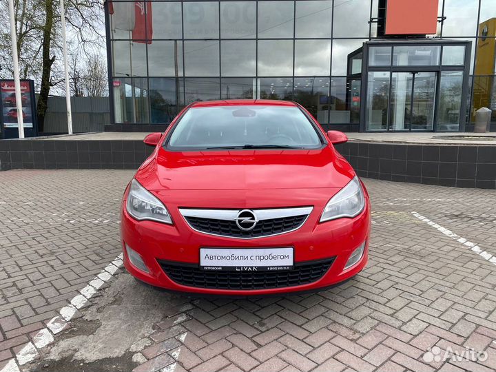 Opel Astra 1.6 AT, 2012, 161 000 км