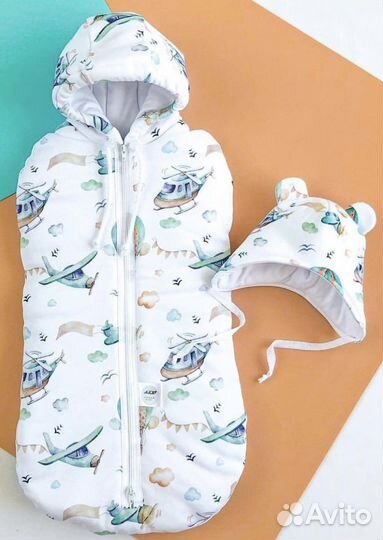 Конверт на выписку и кокон для новорождённого