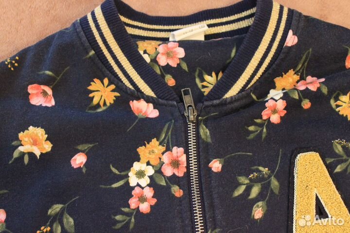 Кофта бомбер для девочки Зара zara 152