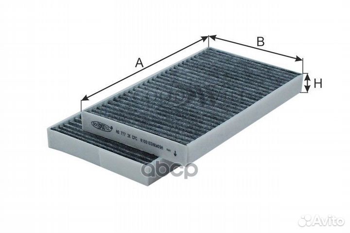 Фильтр салона угольный haval H8 AG 777 2K CFC G
