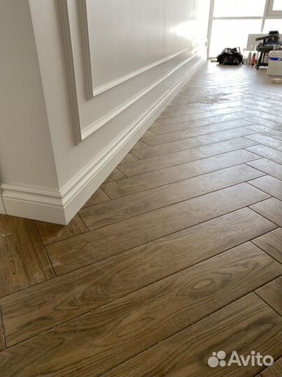 Установка плинтуса мдф дюрополимер. продажа