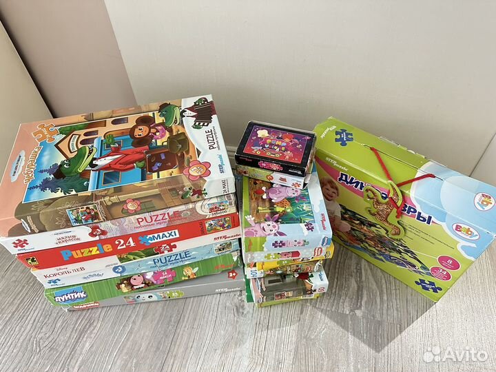 Пазлы для летей от 2 лет