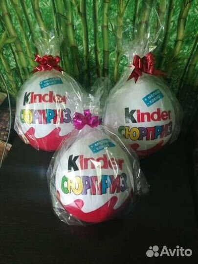 Новогодняя упаковка Киндер сюрприз