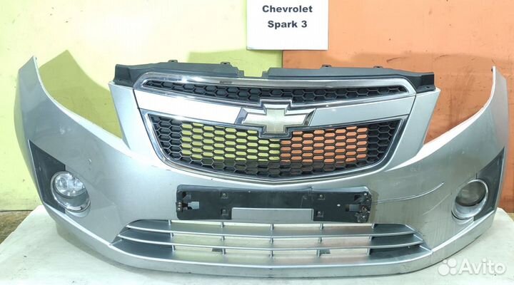 Бампер передний Chevrolet Spark M300, 2012г