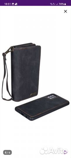 Чехол-кошелёк на samsung a51