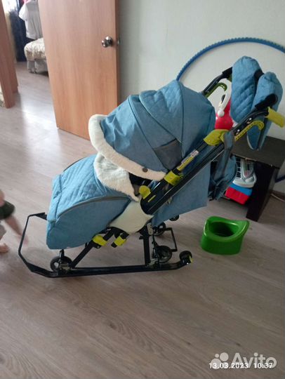 Коляска санки