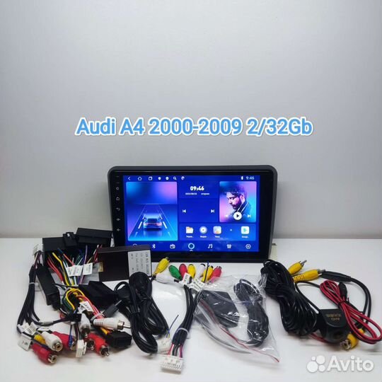 Магнитола Audi A4 2000-2009 (B6,B7) 2/32Gb