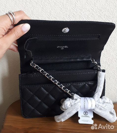 Сумка кошелёк chanel новая натуральная кожа