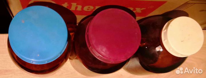 Банки из коричневого стекла СССР