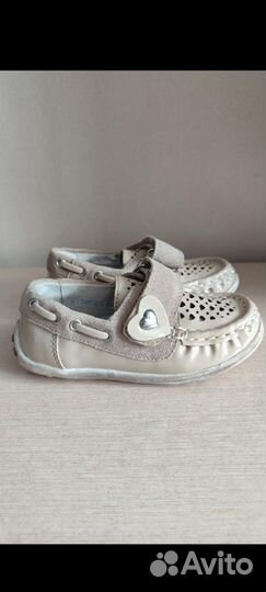 Мокасины для девочки 24 размер кожа