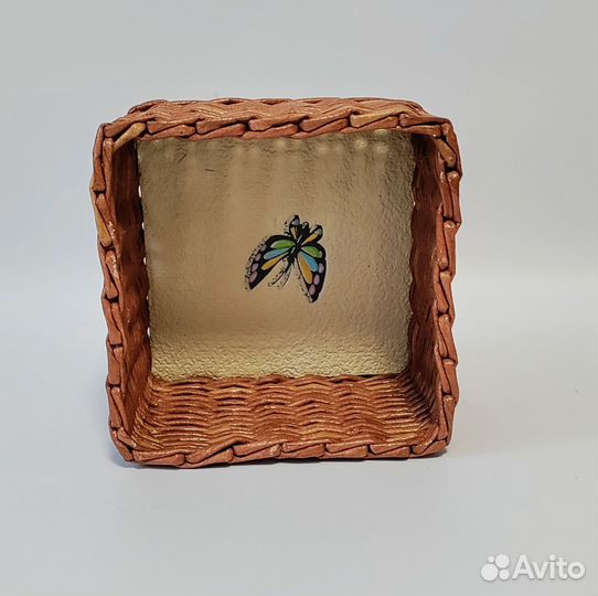 Плетёный короб шкатулка