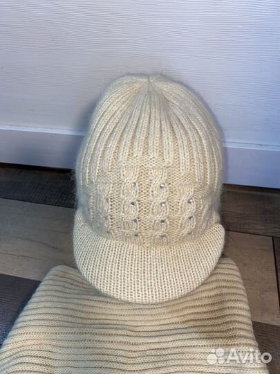 Женский шарф + шапка