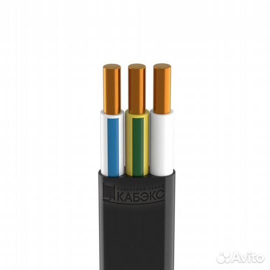 Кабель ввг-Пнг(А) -LS 3х6 ок (N PE) 0.66кВ (м) Кабэ