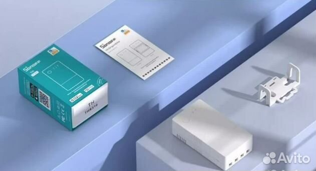Реле Wi-Fi Sonoff TH Origin (20A) + датчик THS01