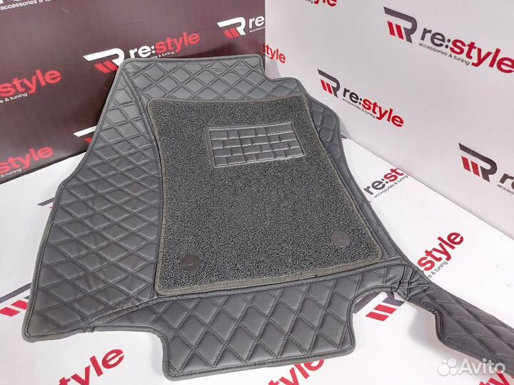 Ковры салона 3D Toyota Hilux Surf 210 02-09г U2681