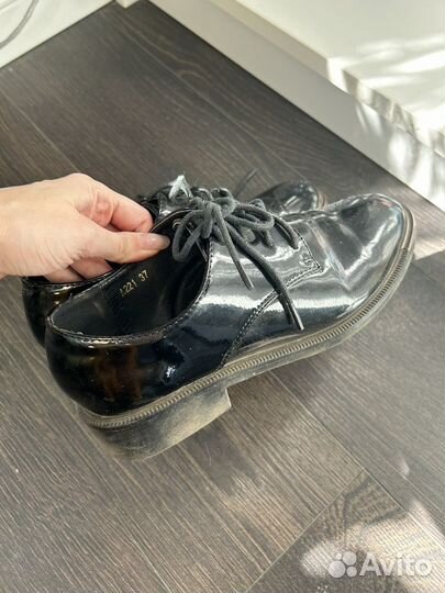 Туфли черные лаковые