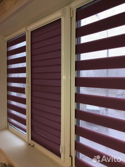 Жалюзи рулонные день ночь