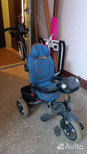 Велосипед с родительской ручкой