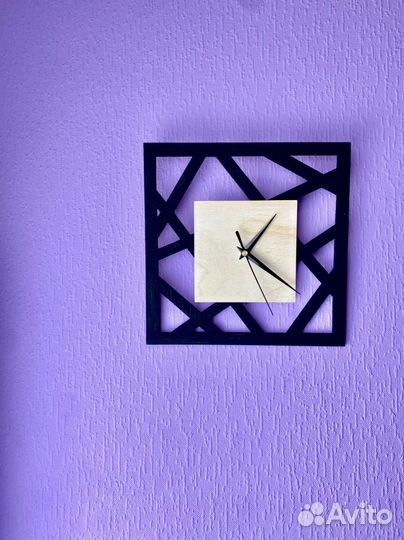 Настенные часы ручной работы деревянные