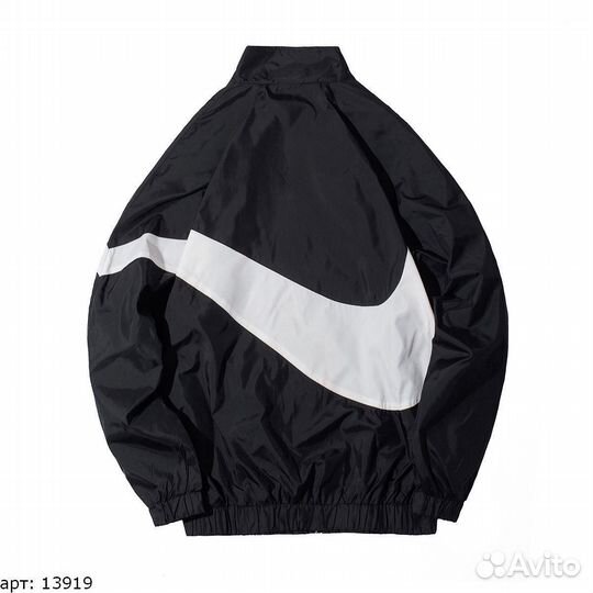 Ветровка Nike big swoosh черная