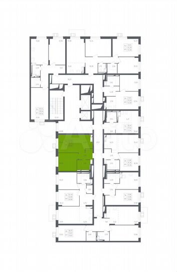 2-к. квартира, 35,8 м², 17/17 эт.