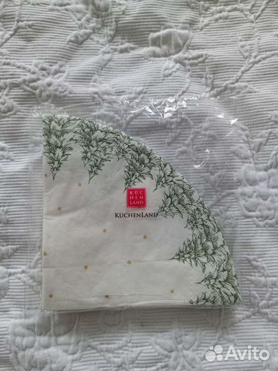 Салфетки Kuchenland новогодние, 33 см, круг, 20 шт
