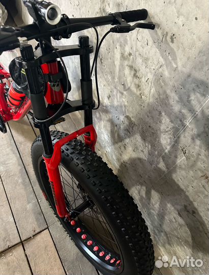 Новый Фэтбайк Fatbike 26 с двумя амортизаторами