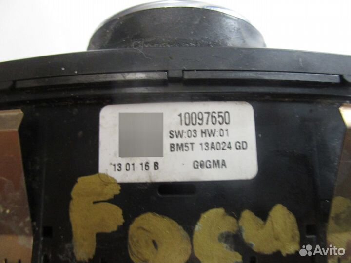 Блок управления светом Ford Focus 3 10097650