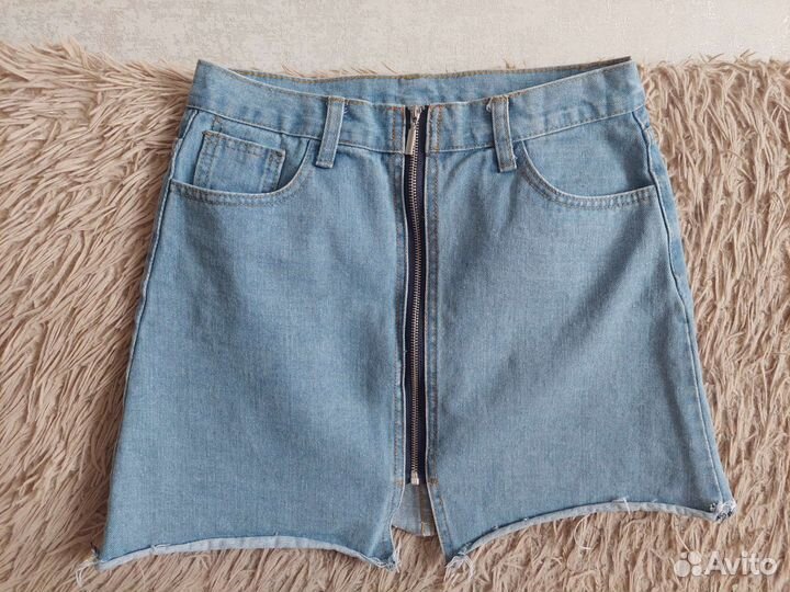 Юбка джинсовая