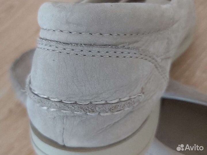 Мужские топсайдеры натуральные