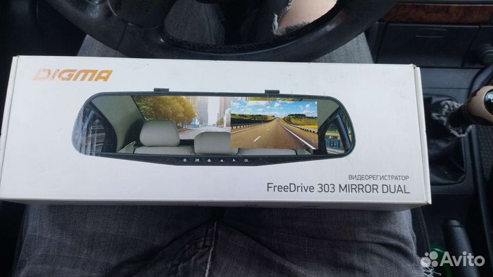 Видеорегистратор digma freeDrive 303 mirror dual