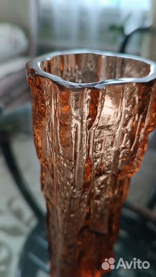 Ваза цветное стекло Финляндия