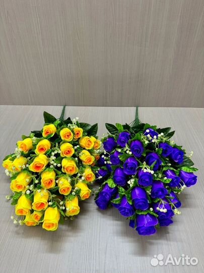 Искусственные цветы розы