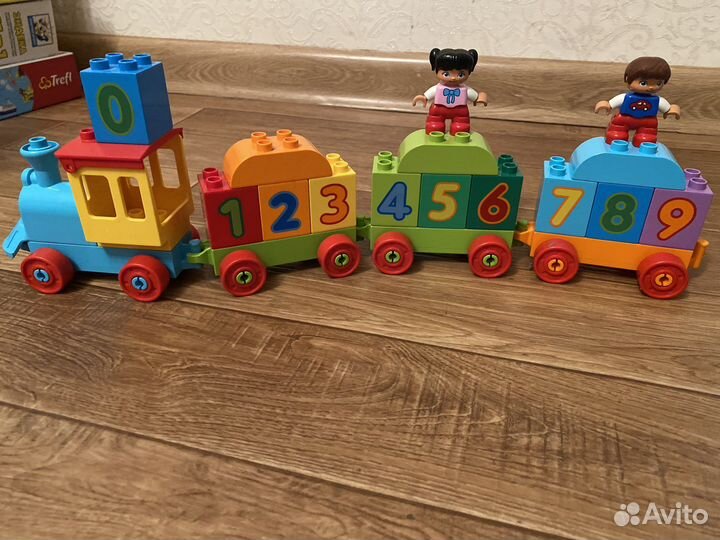 Lego дупло паровозик
