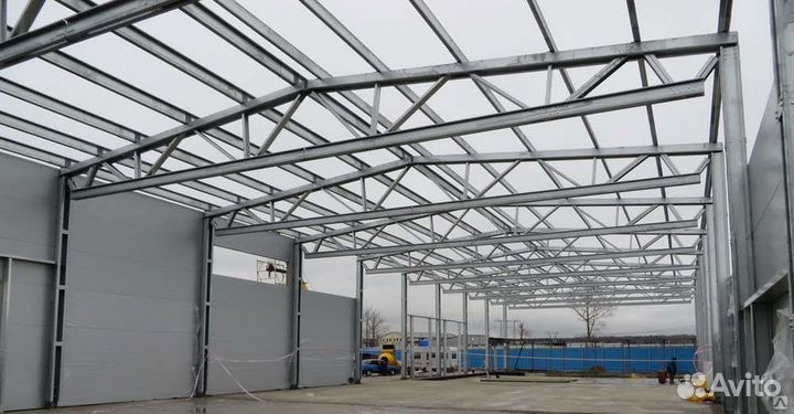 Быстровозводимые ангары из сэндвич панелей