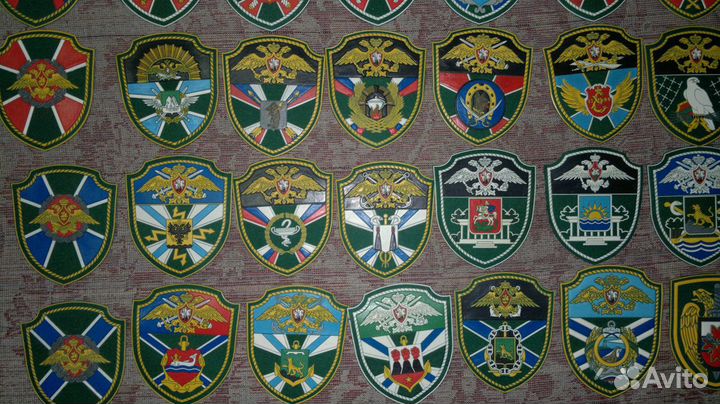 Шевроны погранотрядов и управлений пв фпс РФ,см.оп