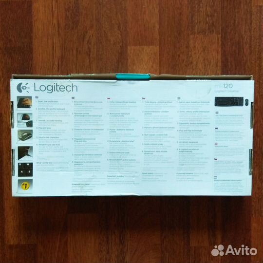 Клавиатура и мышь Logitech mk120 новые