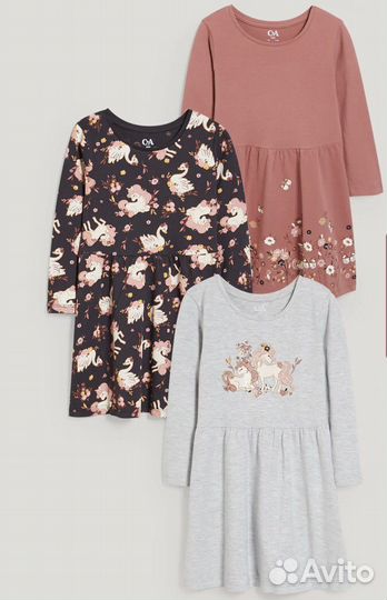 Платье для девочки для садика c&a kids