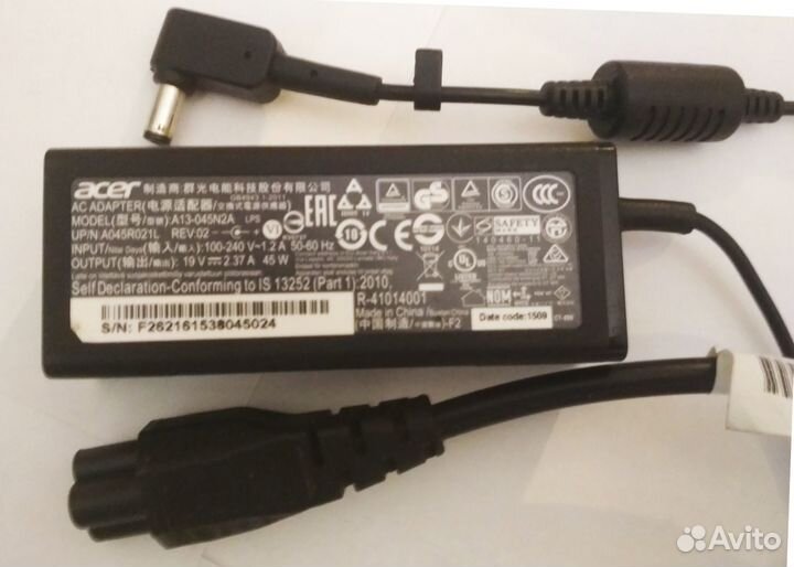 Зарядное устроиство (оригинал) для ноутбука Acer